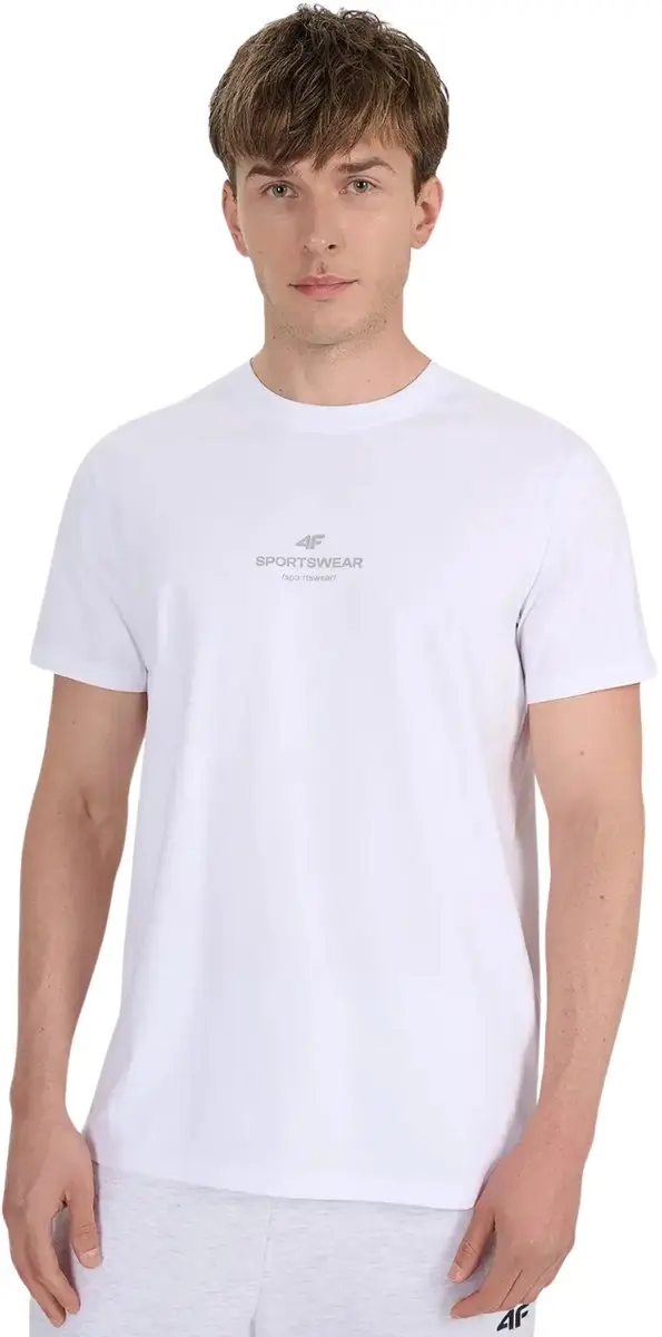 4F T-shirt Heren Wit