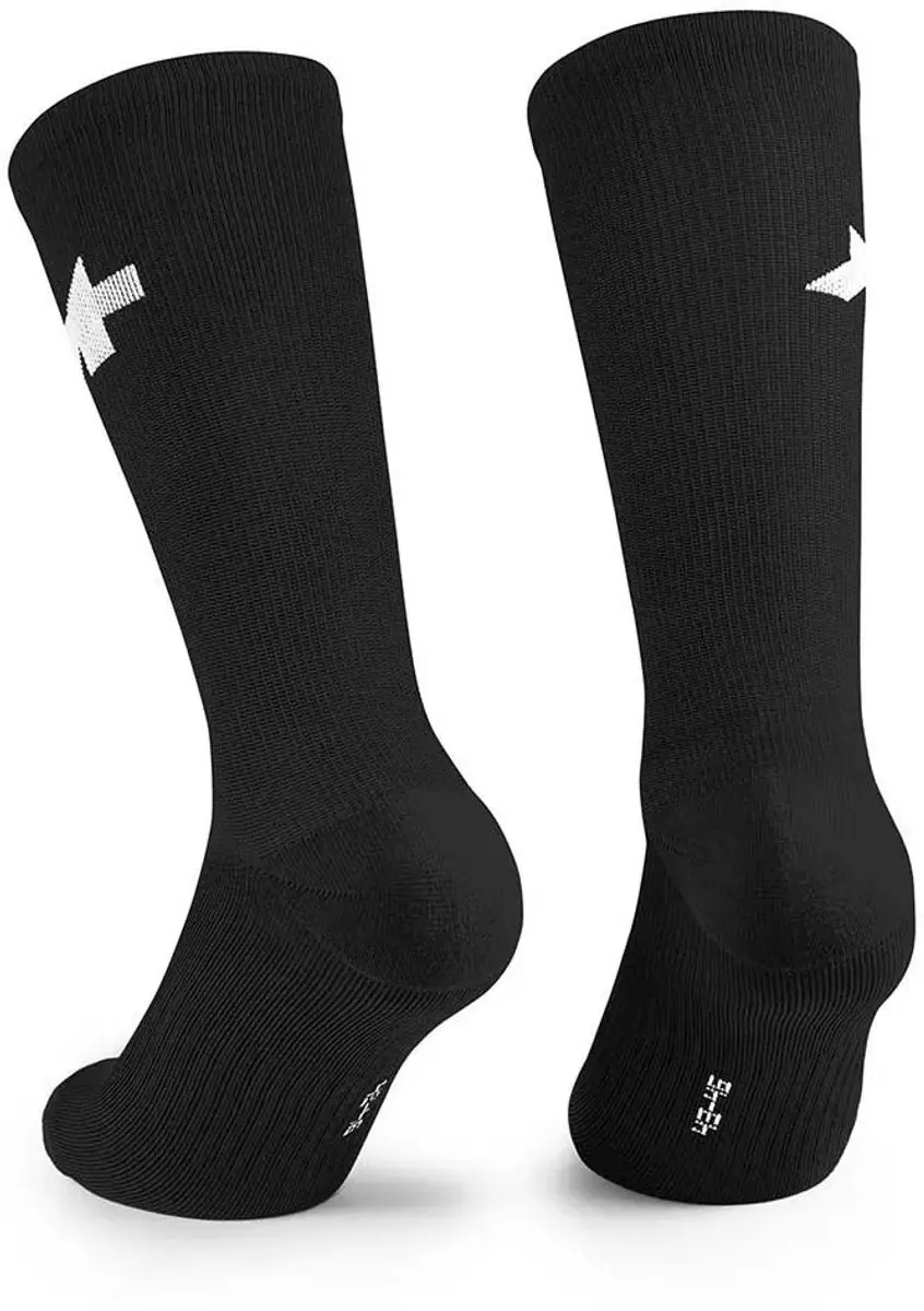 Assos Spring Fall P1 Sokken - Zwart - afbeelding 3 van 4