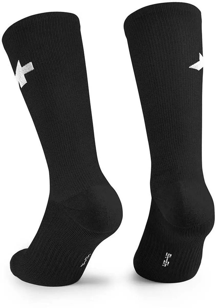 Assos Spring Fall P1 Sokken - Zwart - afbeelding 2 van 4