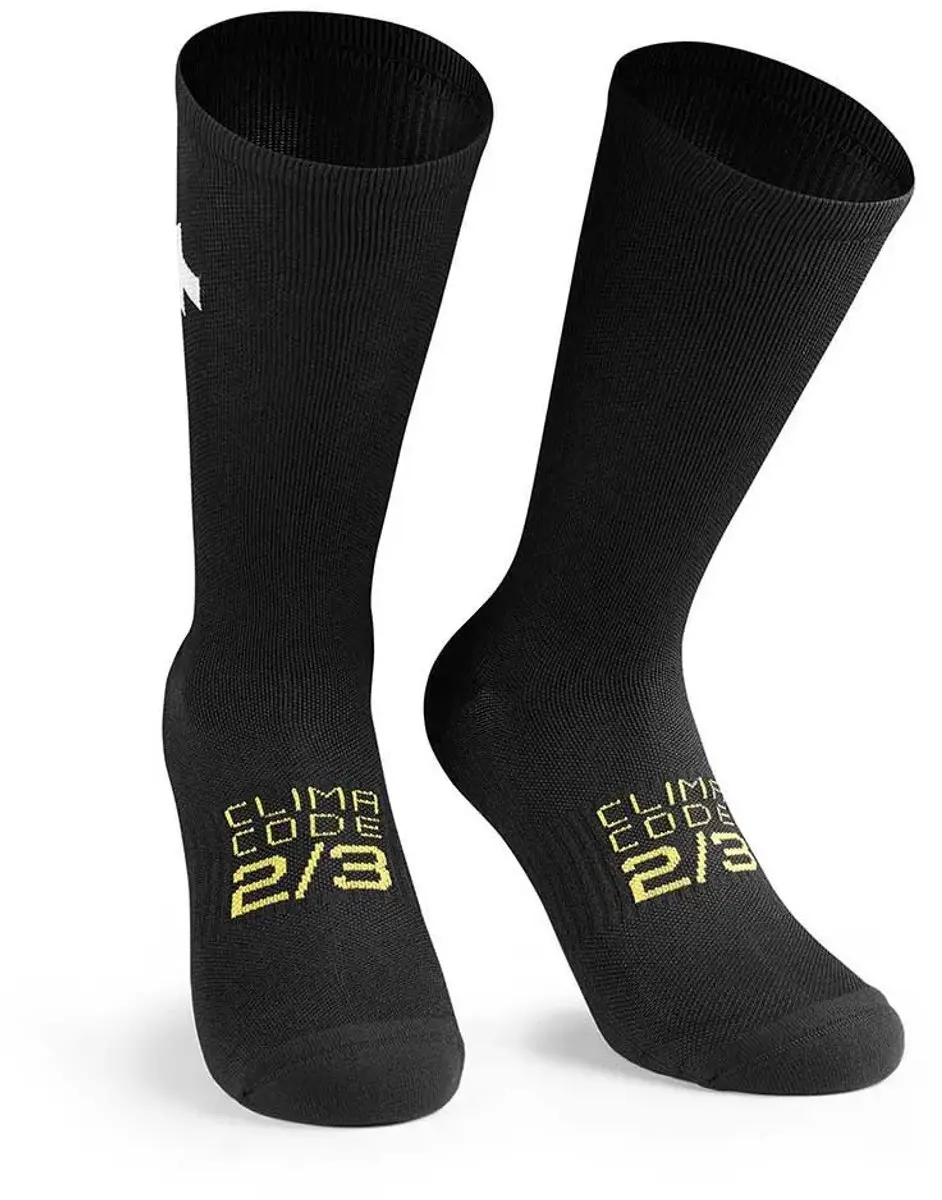Assos Spring Fall P1 Sokken - Zwart - afbeelding 4 van 4