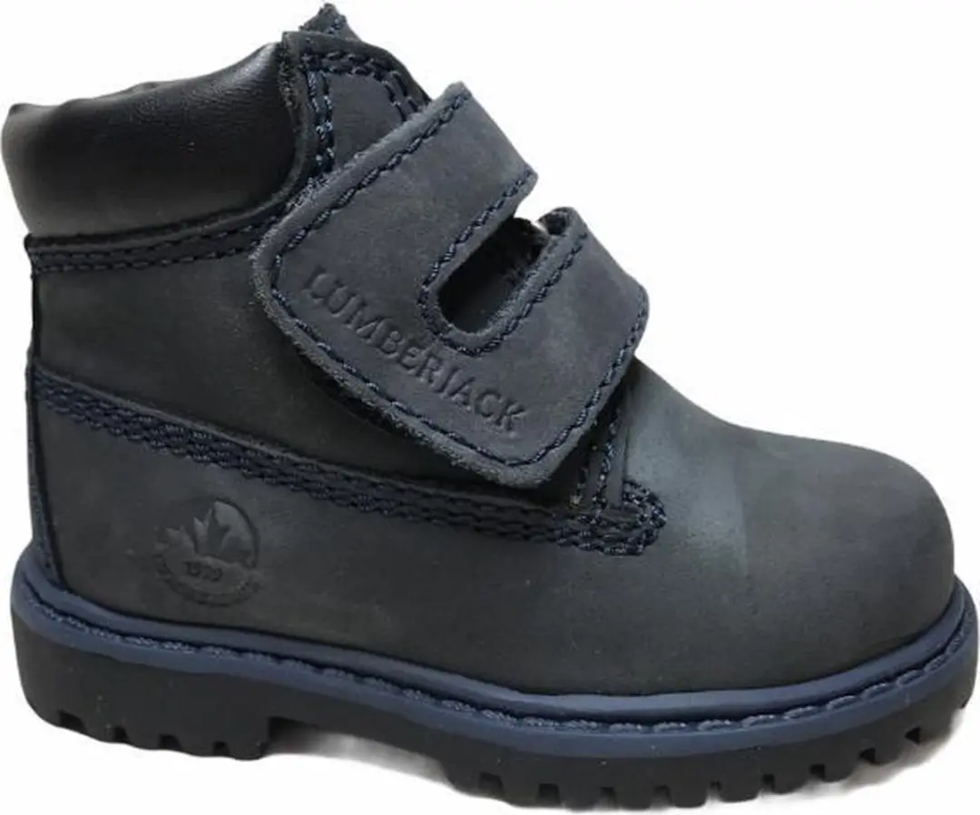 Lumberjack velcro timber bottine Little  navy zwart mt 21
