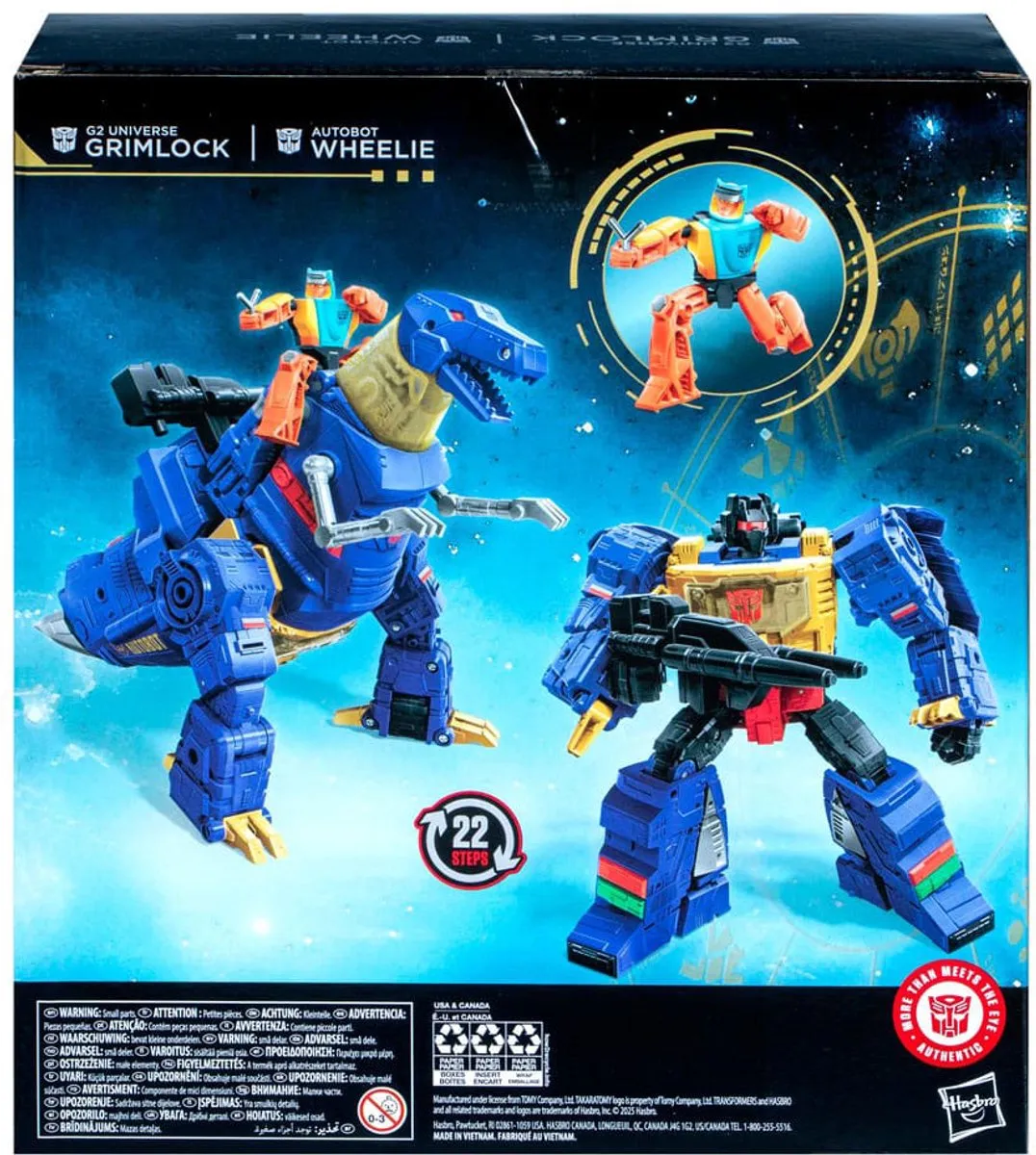 Transformers G2 Universe Grimlock Leader Class Action Figure - 19 cm - Multi