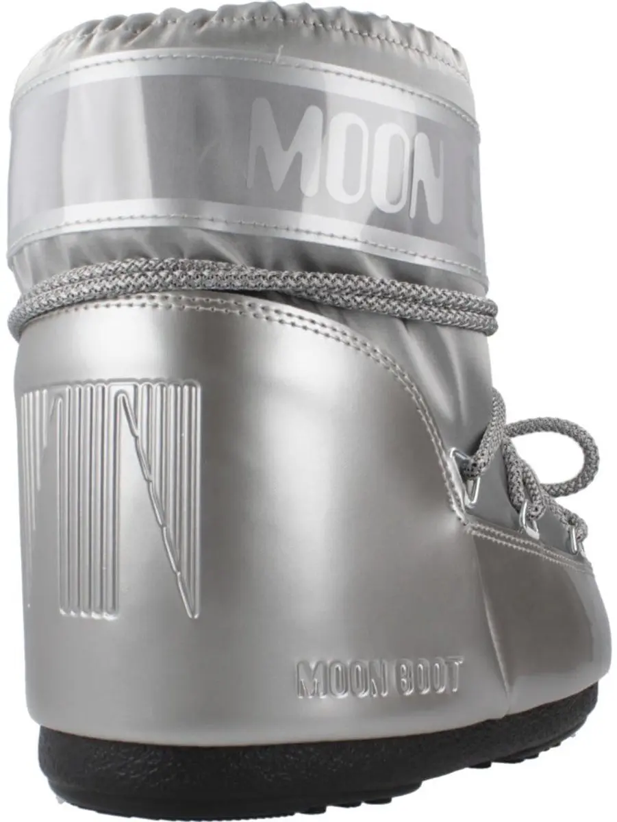 Moon Boot Icon Low Glance Snowboots Dames - Zilver - afbeelding 3 van 6