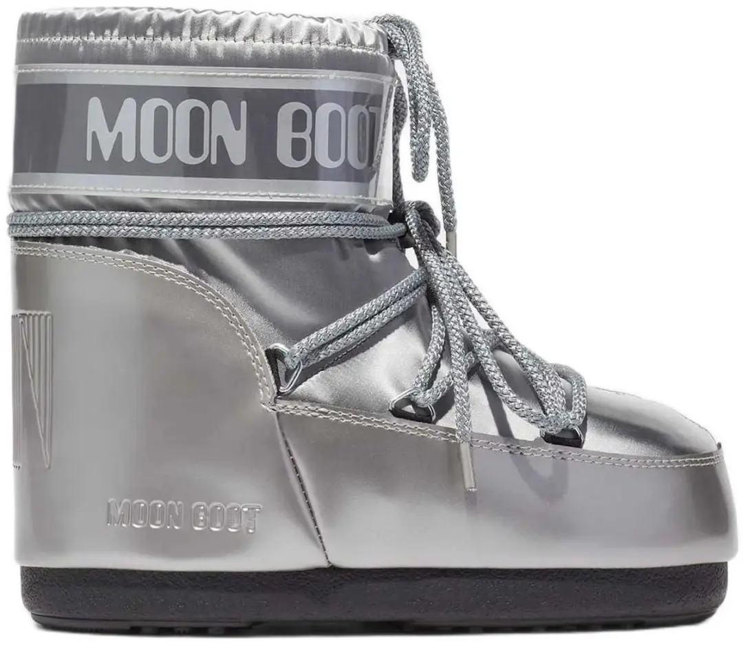 Moon Boot Icon Low Glance Snowboots Dames - Zilver - afbeelding 2 van 6