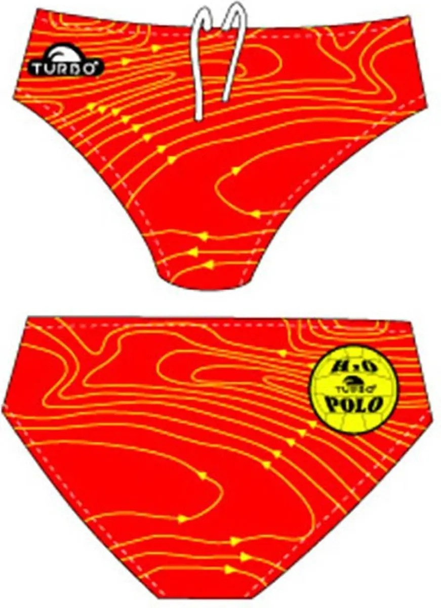 Turbo Isobars Zwemslip Rood L Man