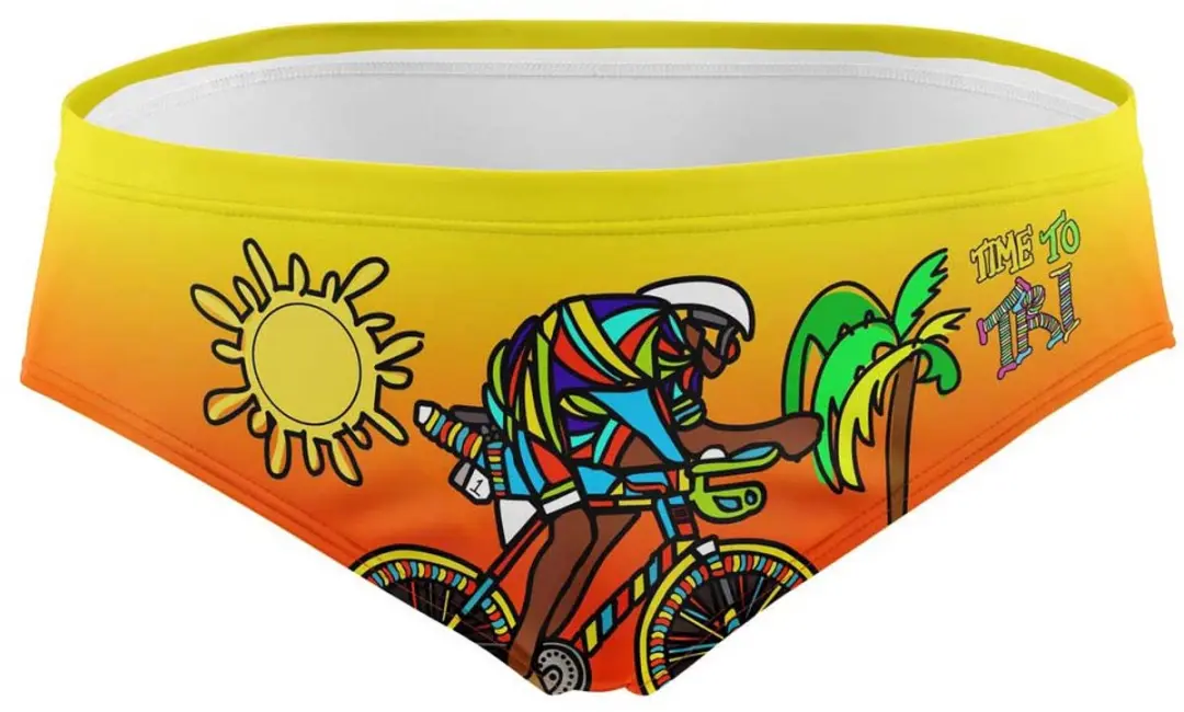 Otso Time To Tri Bike Zwemslip Geel S Man