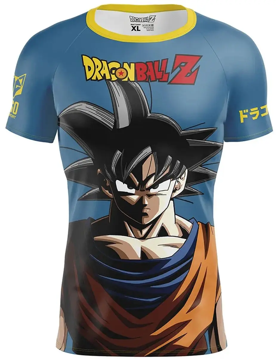Otso Dragon Ball Z Goku T-shirt Met Korte Mouwen Blauw S Man