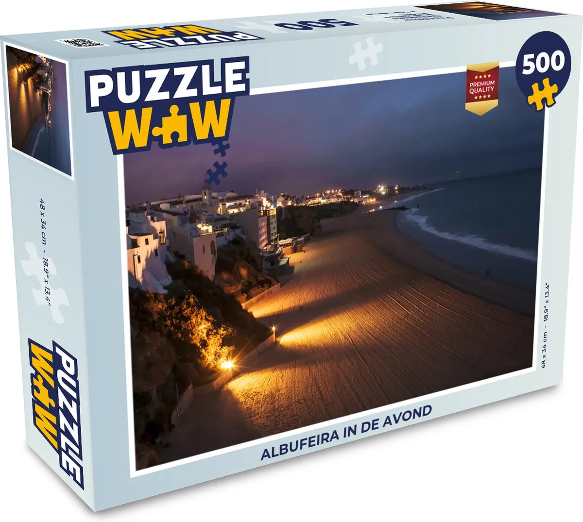 PuzzleWow Albufeira Avond Legpuzzel 500 Stuks
