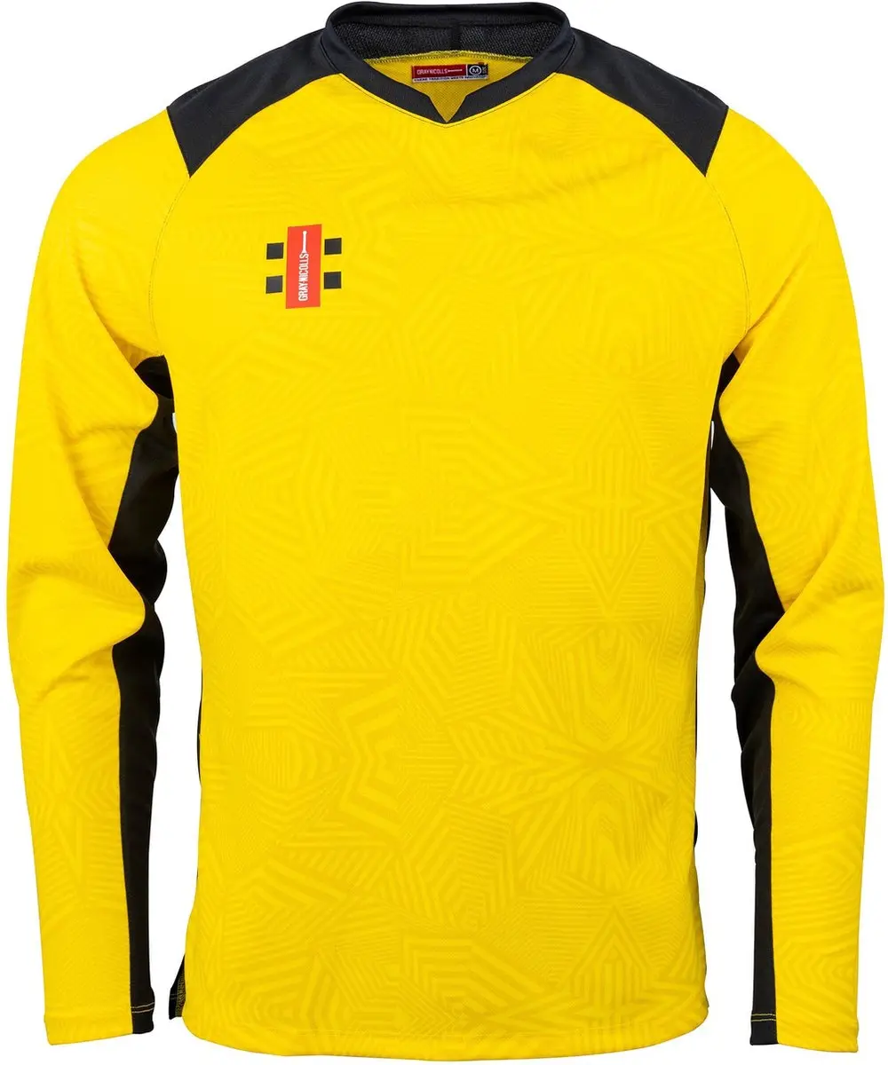 Gray-Nicolls Cricket SHIRT PRO T20 L/S YW/BK L Large