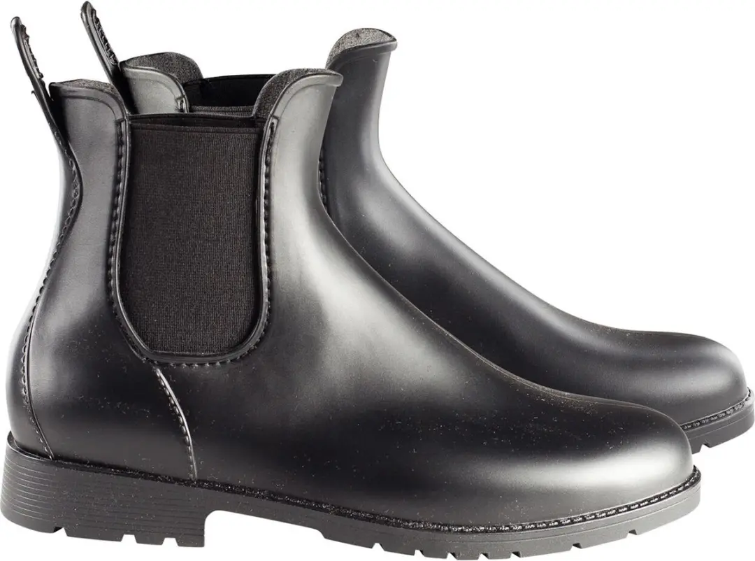 Horze Palermo Rubber Jodhpurs, Black, 37