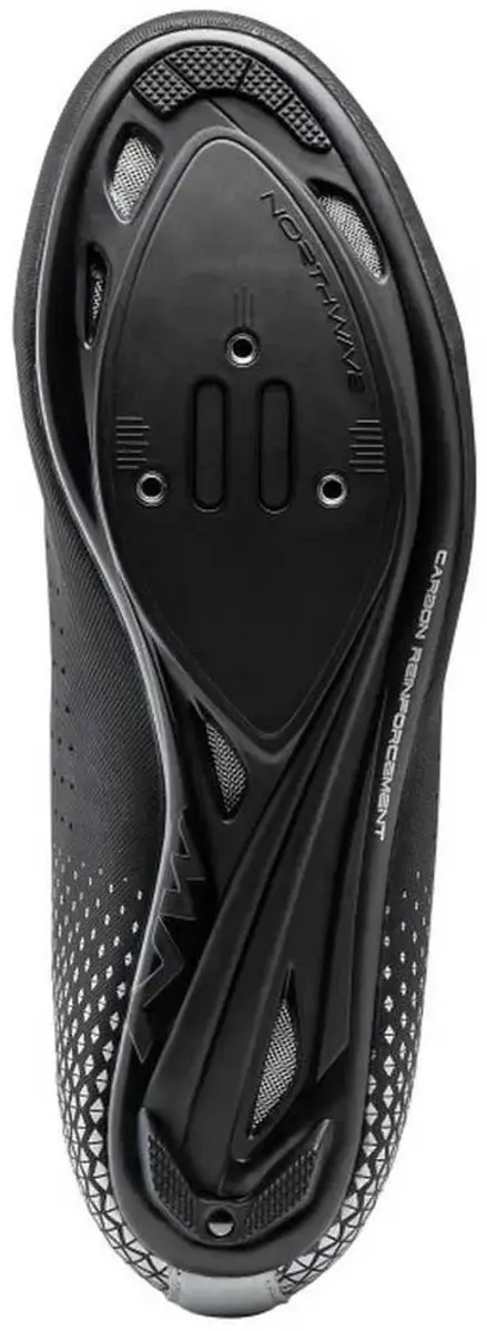 Northwave Core Plus 2 Wielrenschoenen - Zwart/Zilver - afbeelding 3 van 6