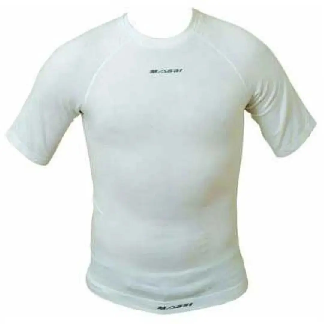Massi Thermo Light Korte Mouwen Basislaag Wit 2XL Man