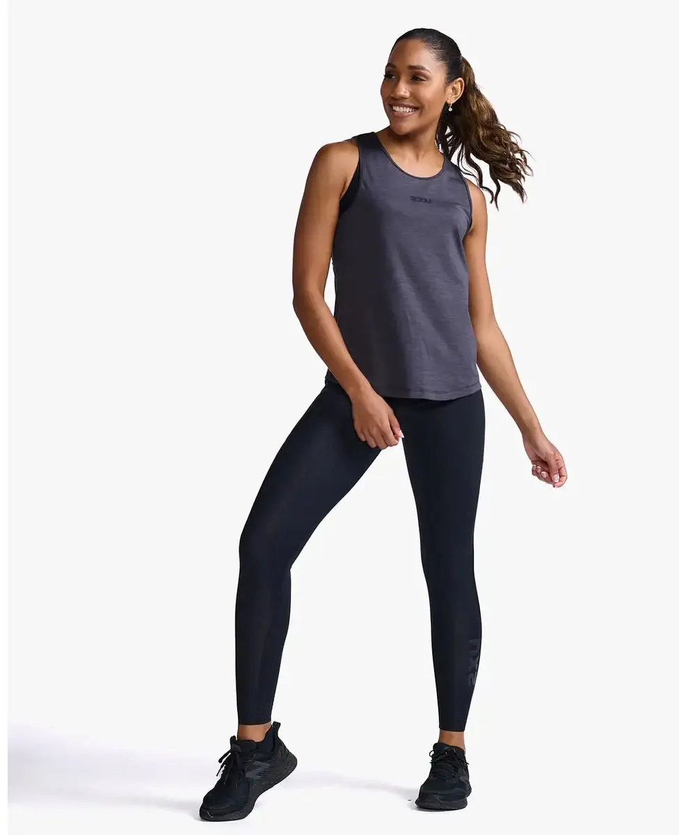 2XU Motion Damestanktop - Indian Inkt/Zwart - afbeelding 2 van 2