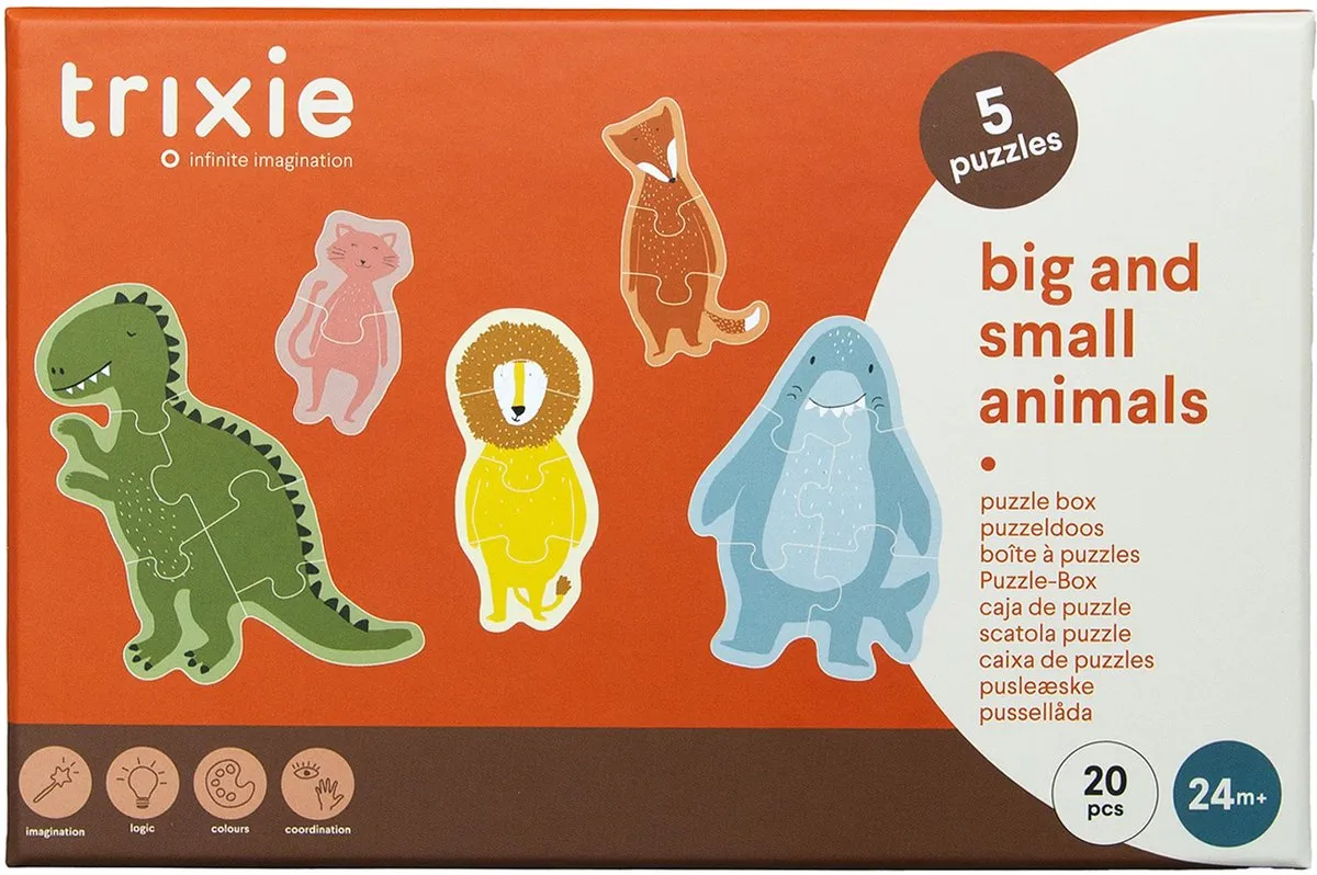 Trixie Puzzelbox Grote en Kleine Dieren