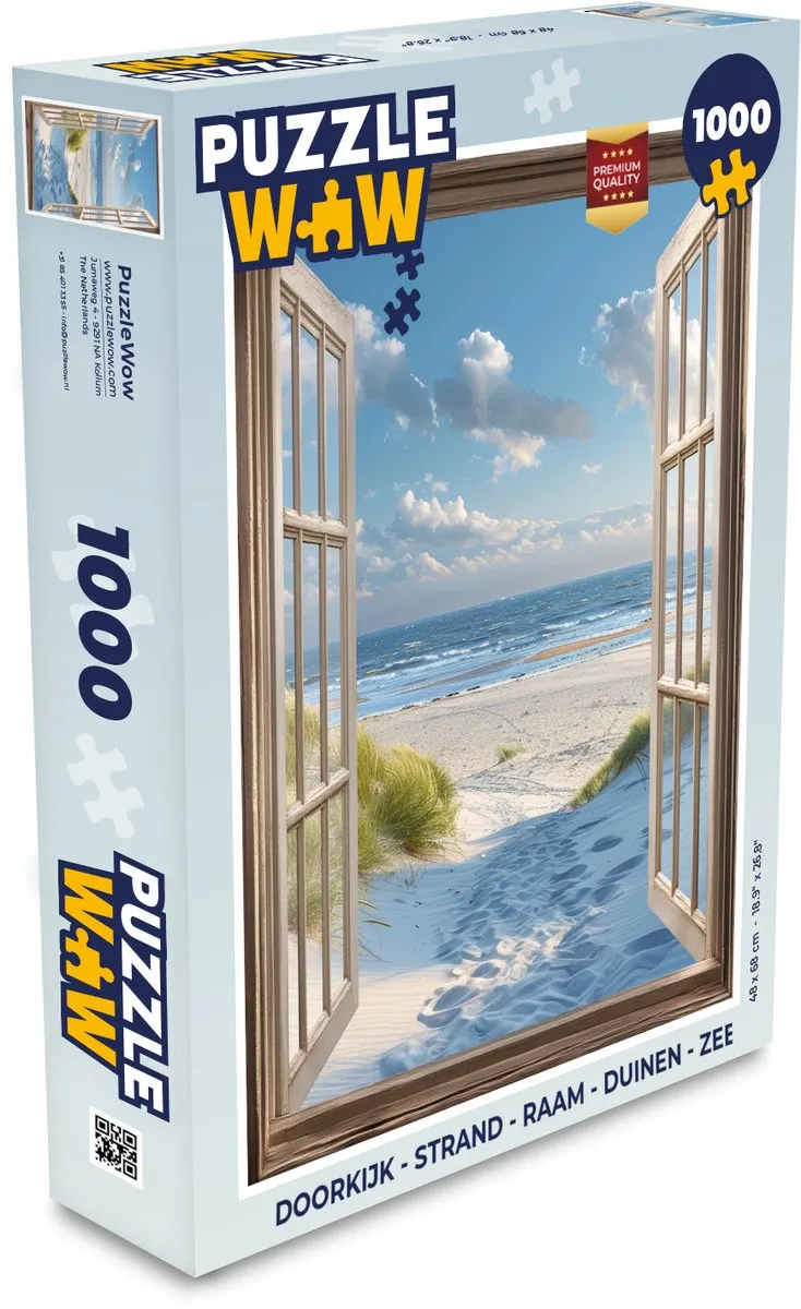 PuzzleWow Strand Puzzel 1000 Stuks