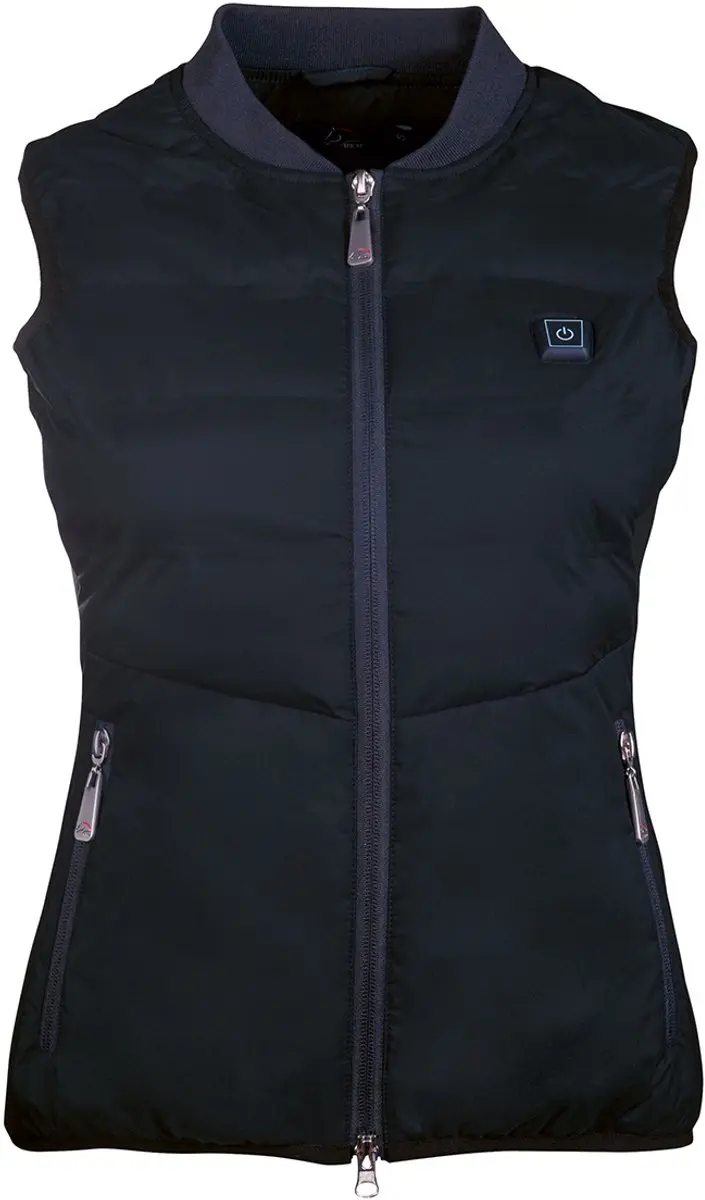 HKM bodywarmer met verwarmingsfunctie - zwart - S