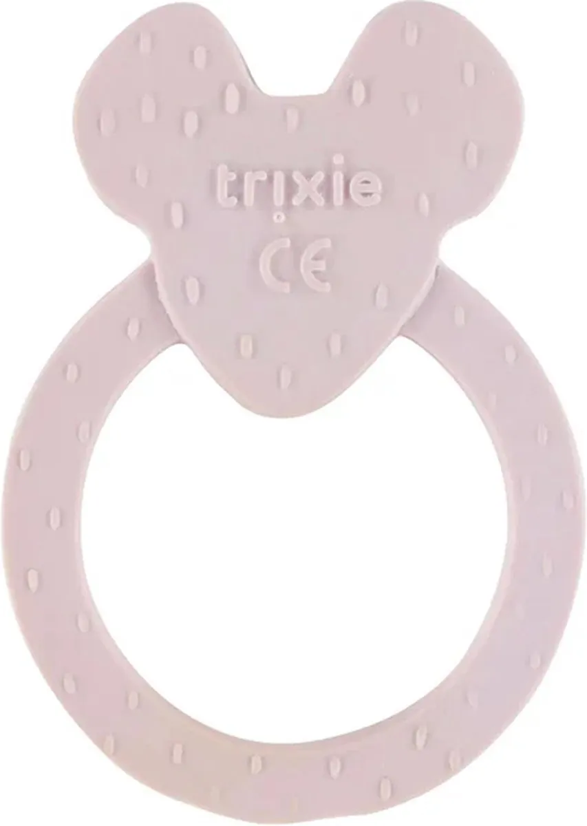 Trixie Mrs. Mouse Natuurlijke Rubber Bijtring - Paars
