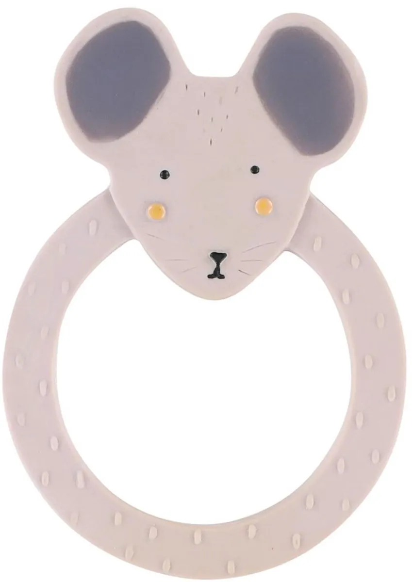 Trixie Mrs. Mouse Natuurlijke Rubber Bijtring