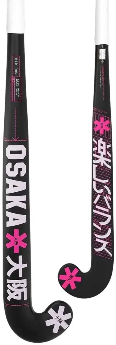 Osaka Mid Bow 10 Veldhockey Stick Roze 35´´