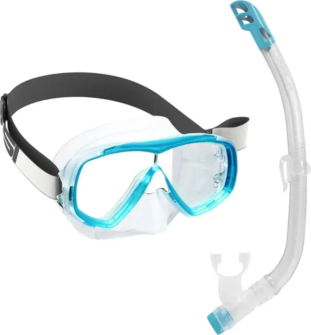 Cressi Estrella Top Junior Snorkelset - Transparant/Roze - afbeelding 4 van 6