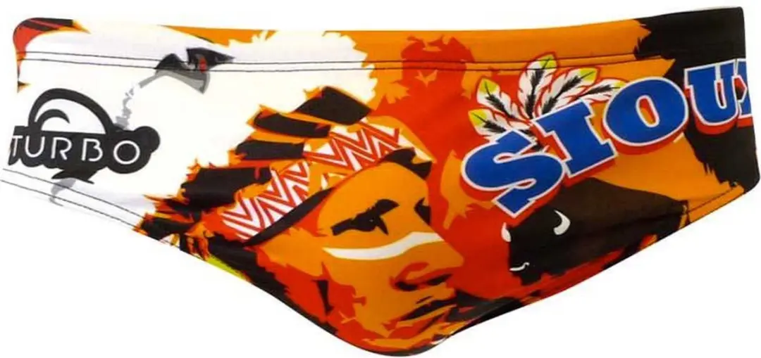 Turbo Sioux Zwemslip Oranje 3XL Man