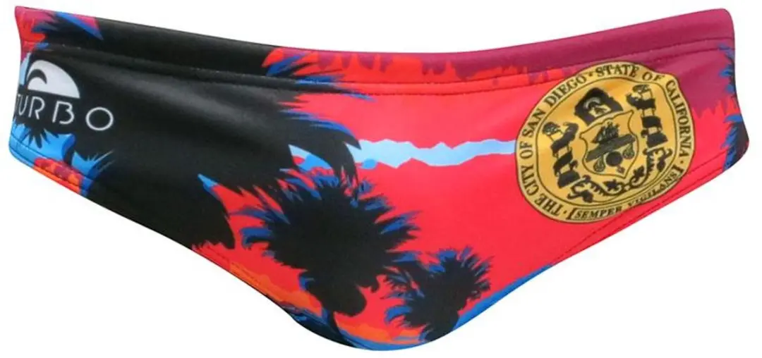 Turbo San Diego Proresist Zwemslip Rood M Man