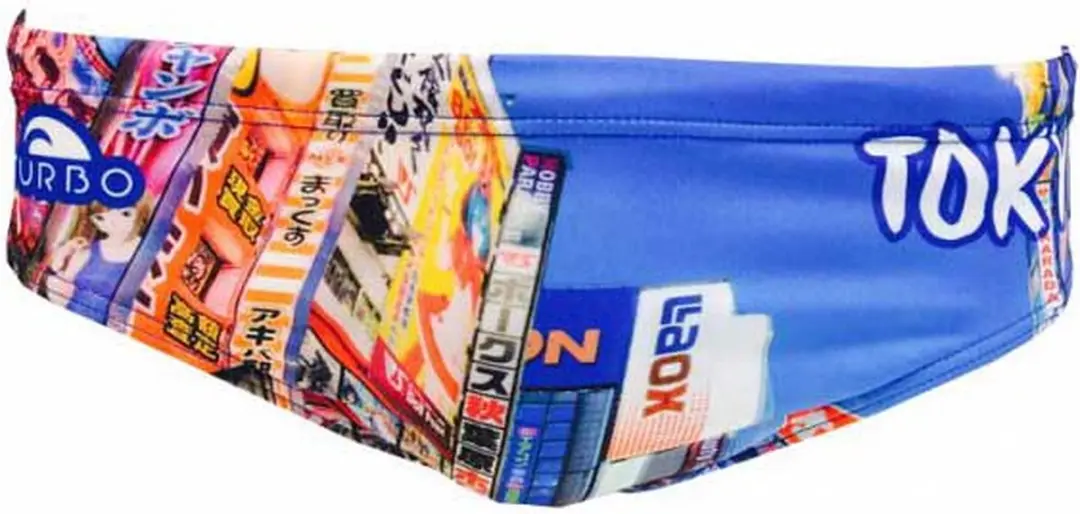 Turbo Tokyo City Zwemslip Blauw L Man
