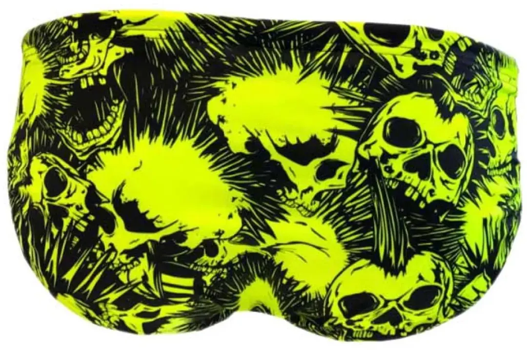 Turbo Skull Punk Zwemslip Geel/Zwart M - afbeelding 3 van 4