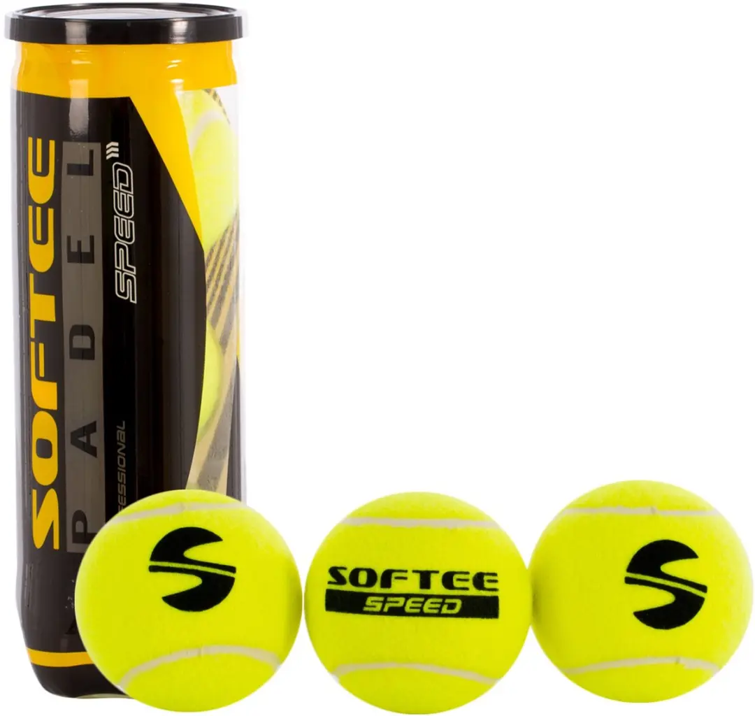 Tube met 3 padelballen Softee Speed