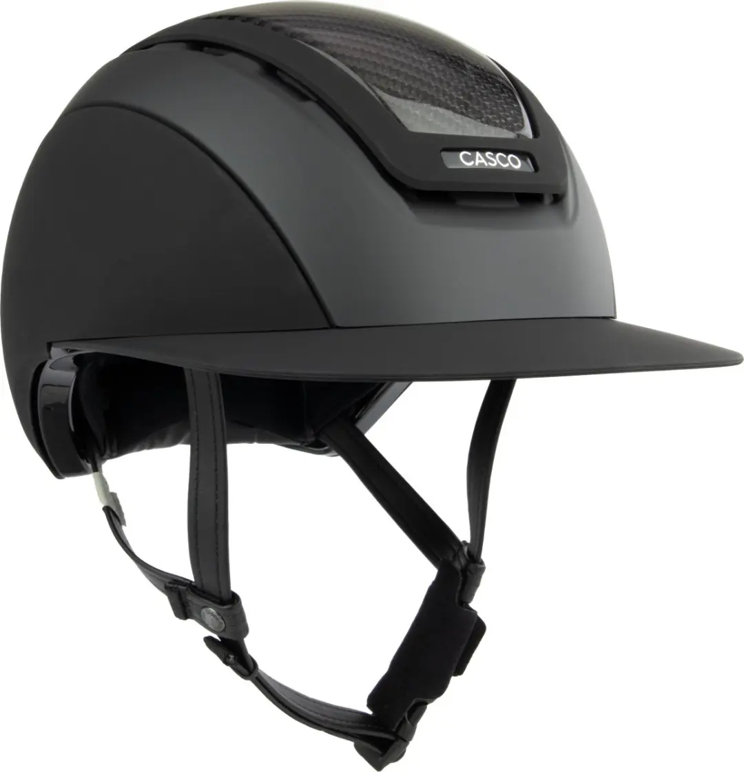 Casco Elite Precision Ruiterhelm Carbon Zwart