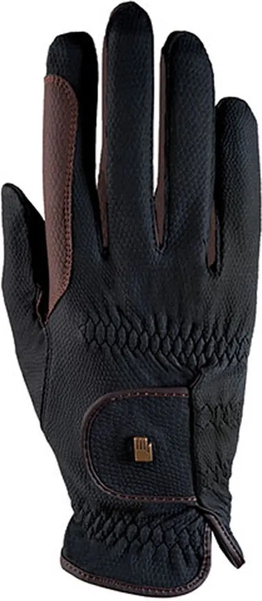 Roeckl Handschoenen Roeckl Malta Bicolor Grip Black-brown
