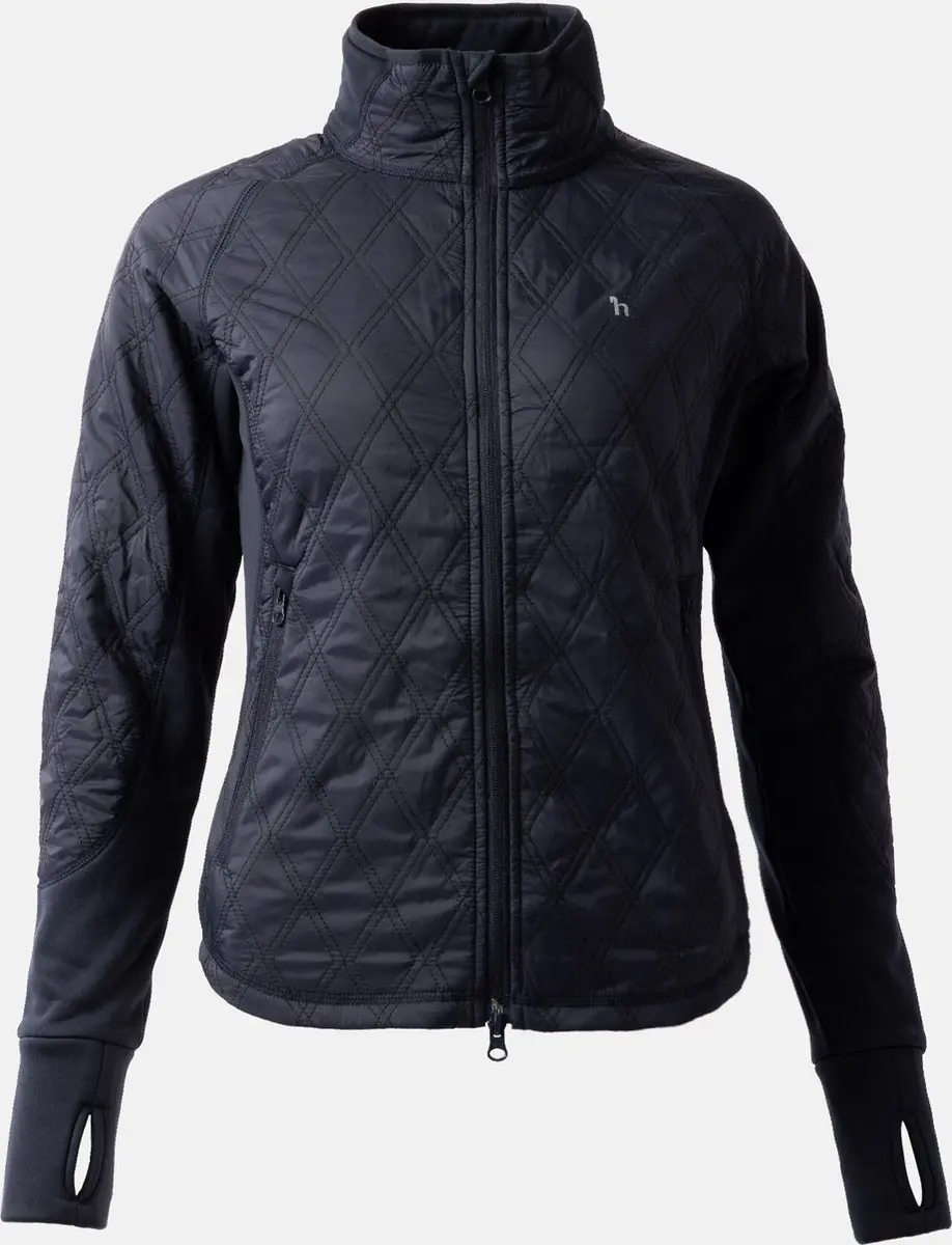 Horze Zoe Damesmodel lichtgewicht gevoerde jas, Dark Navy, 42
