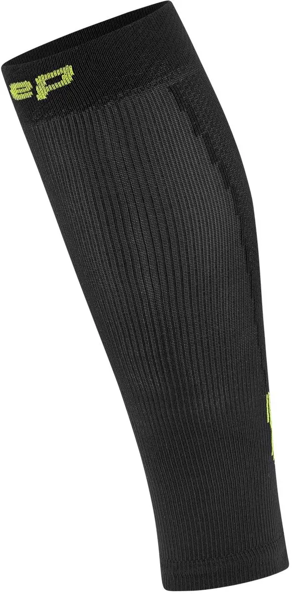 CEP The Run Compressie Kuitsleeves Heren - Zwart/Groen - afbeelding 3 van 3