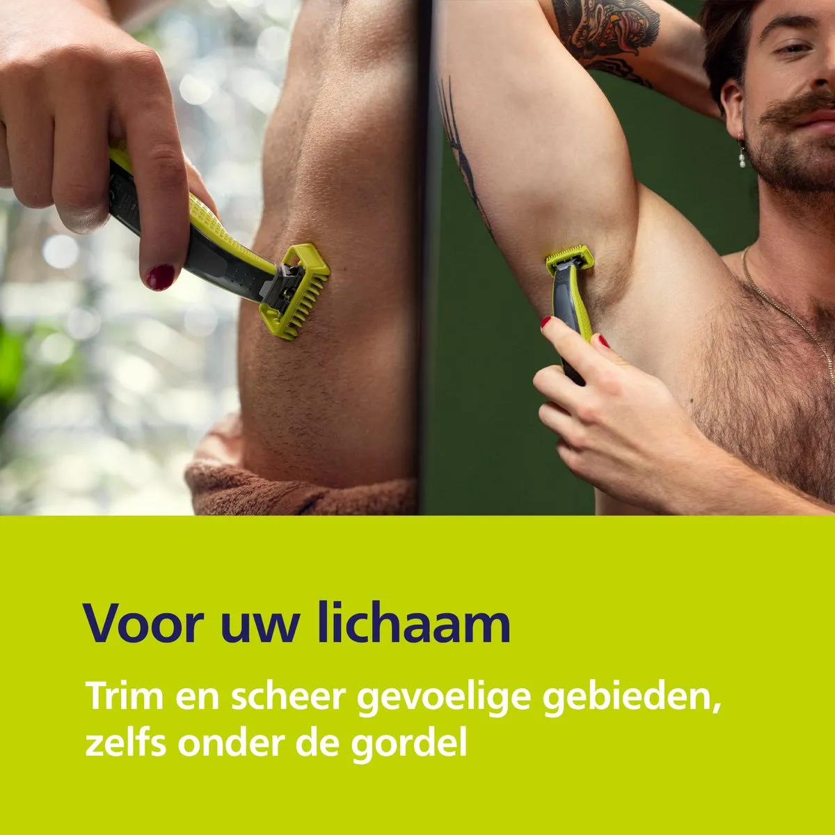 Philips OneBlade 360 QP2834/31 Baardtrimmer - 360 Mesjes - 6 Opzetstukken