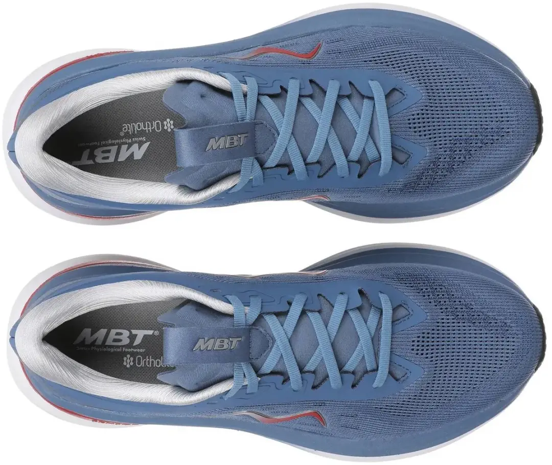 MBT 3000-2 Lace Up Hardloopschoenen - Blauw Denim - afbeelding 3 van 6