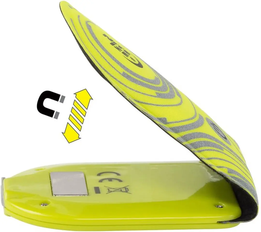 Nite Ize TagLit Oplaadbare Magnetische LED Lampje - Fluo Geel - afbeelding 3 van 6