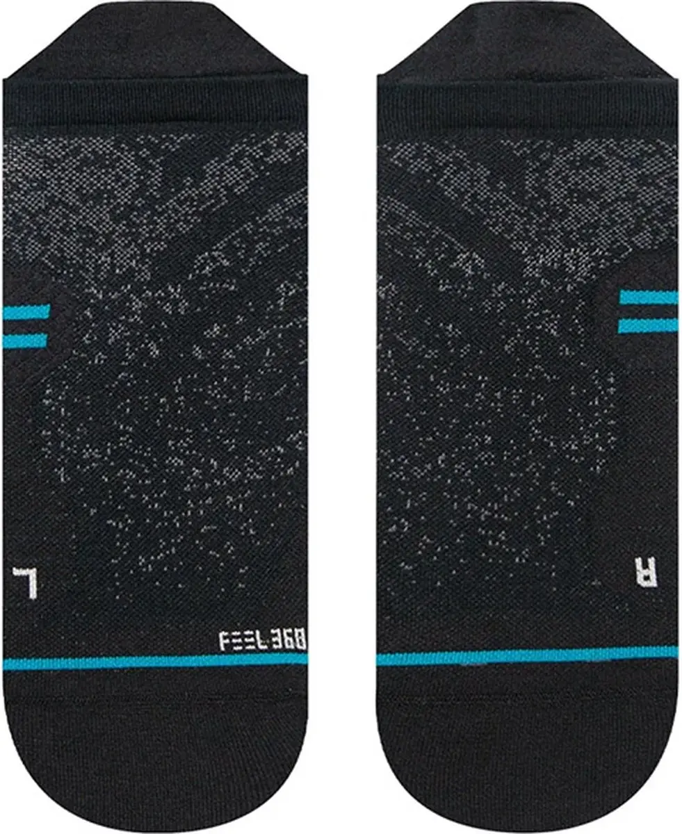 Stance Run Ultra Tab Sneakersokken - Zwart - afbeelding 3 van 6