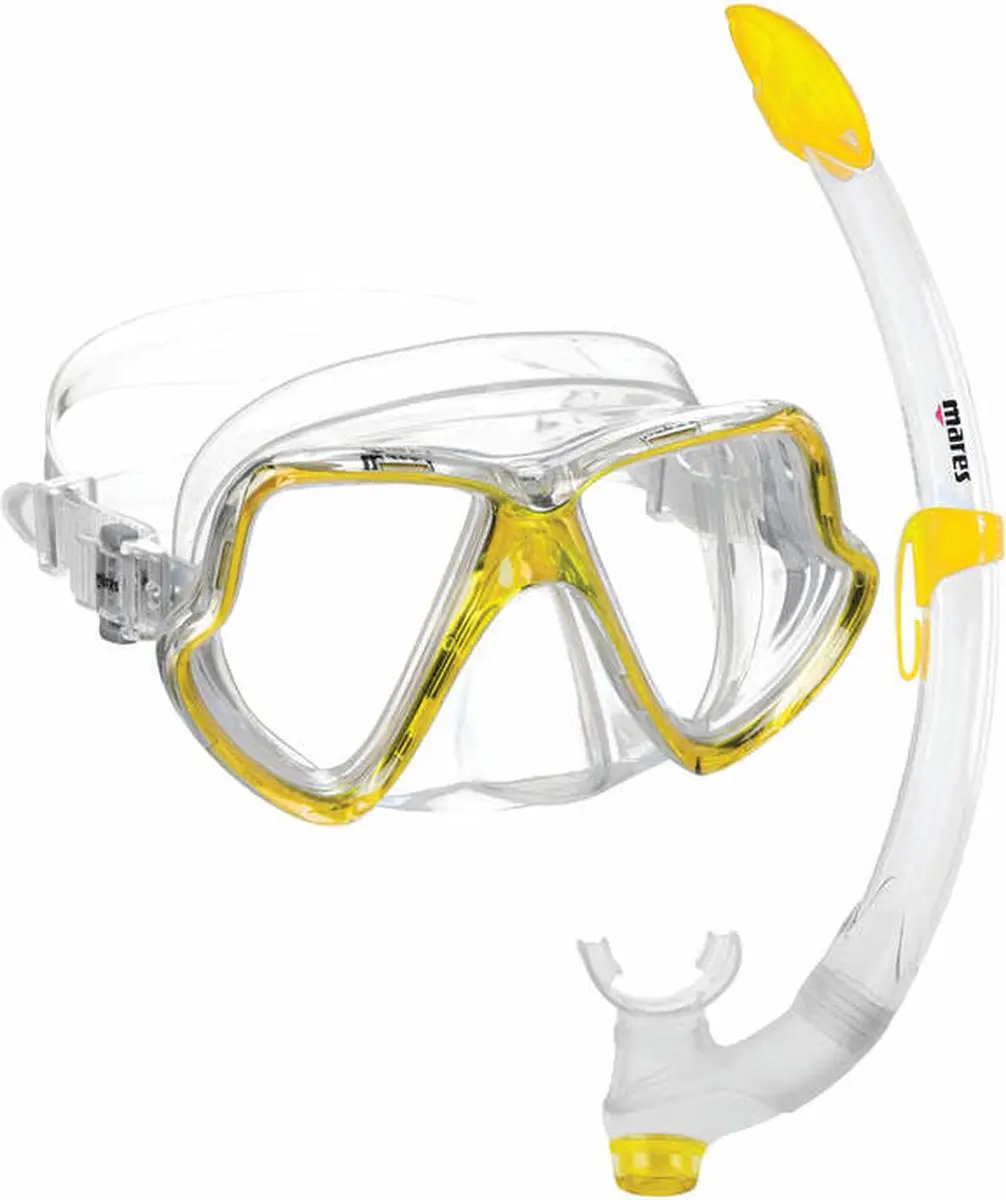 Mares Wahoo snorkelset geel
