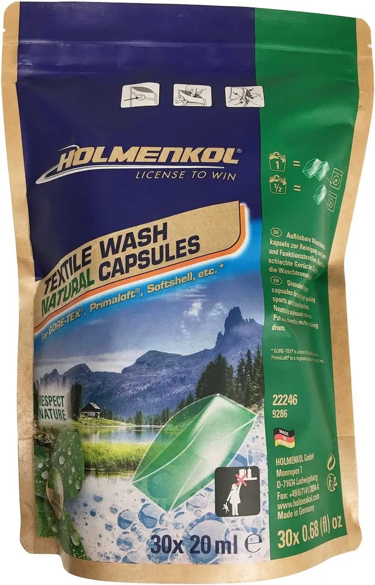 Holmenkol Textile Wash Natural Capsules 30 Diversen One