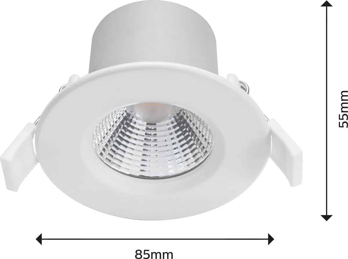 Philips Dive Badkamerinbouwspot 1-lichts - 8,5 cm - Wit