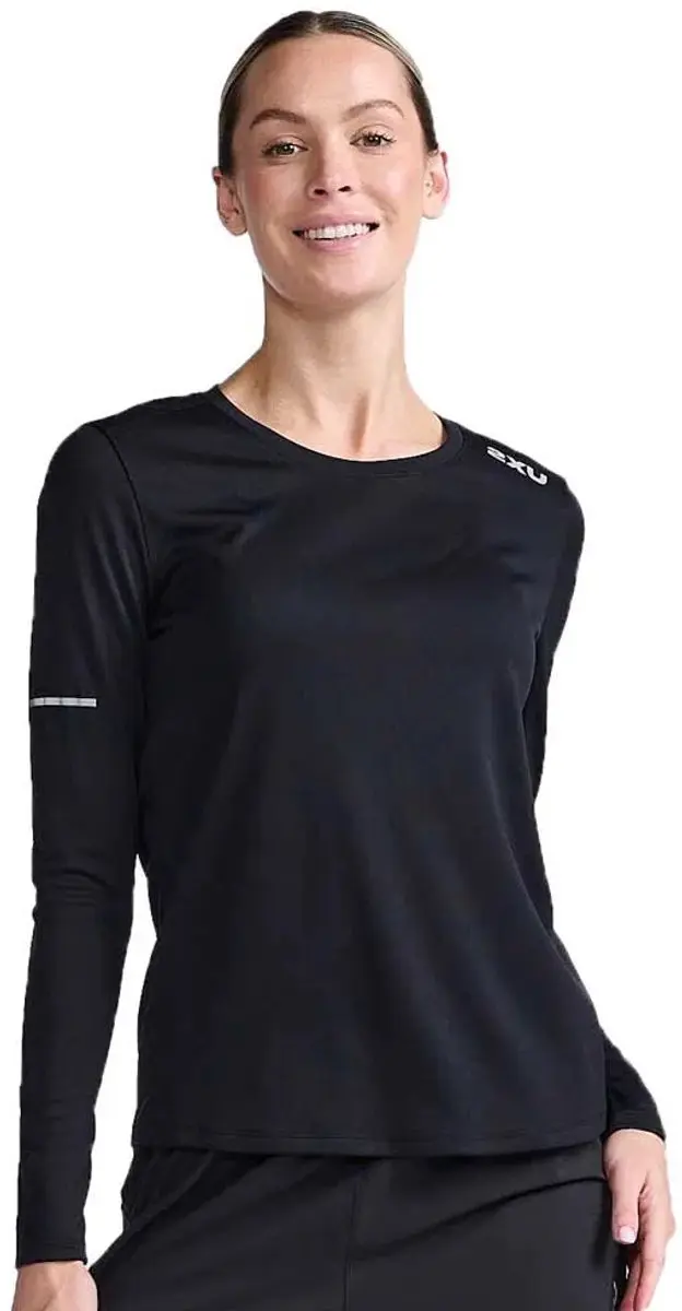 2xu Aero T-shirt Met Lange Mouwen Zwart XS Vrouw