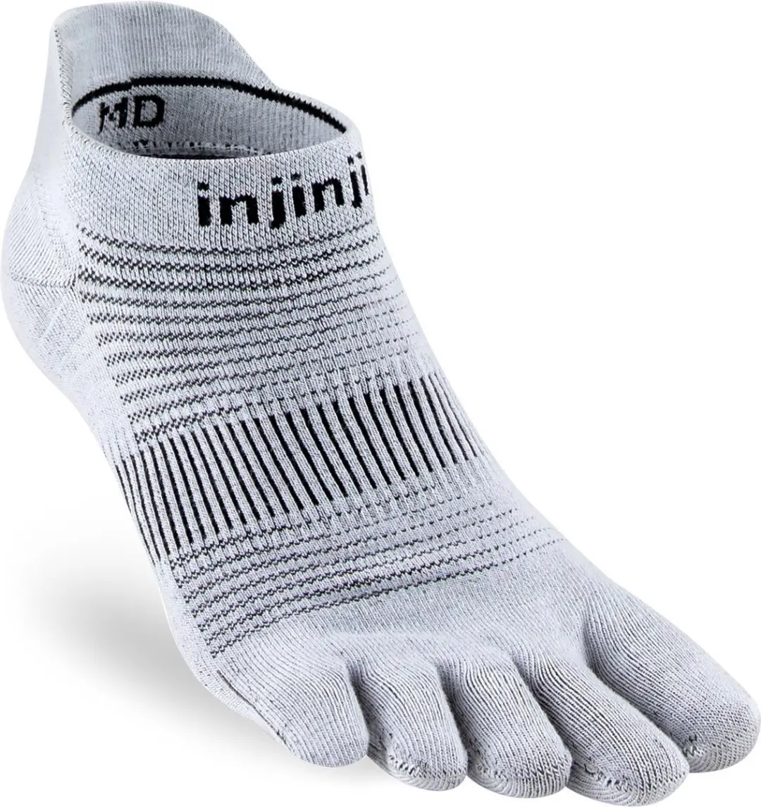 INJINJI | Run No-Show Coolmax Grijs (Maat - M) | Teensokken - afbeelding 4 van 4