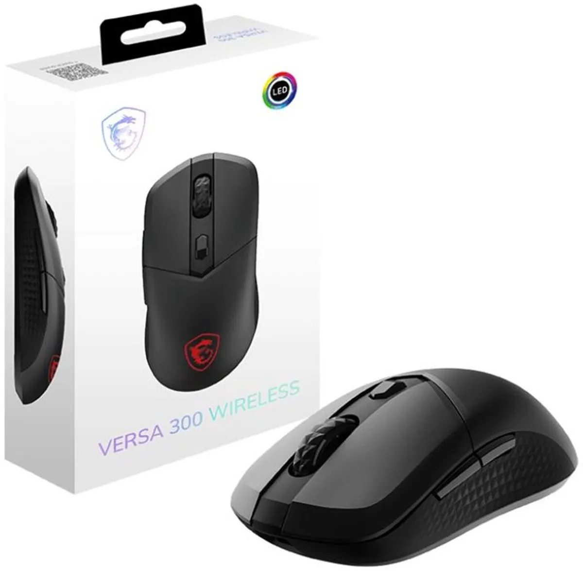 MSI Versa 300 W Gaming Muis - Zwart - afbeelding 6 van 6