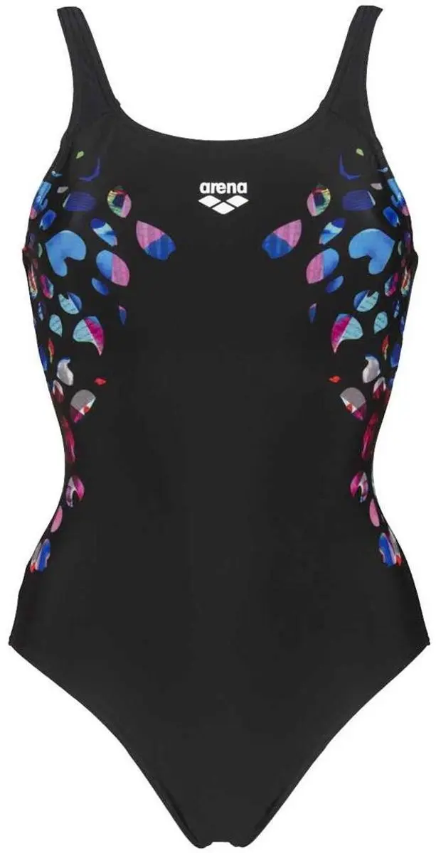 Arena Lucent Back One Piece zwart
