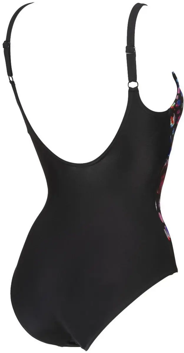 Arena Lucent Back One Piece zwart - afbeelding 2 van 2