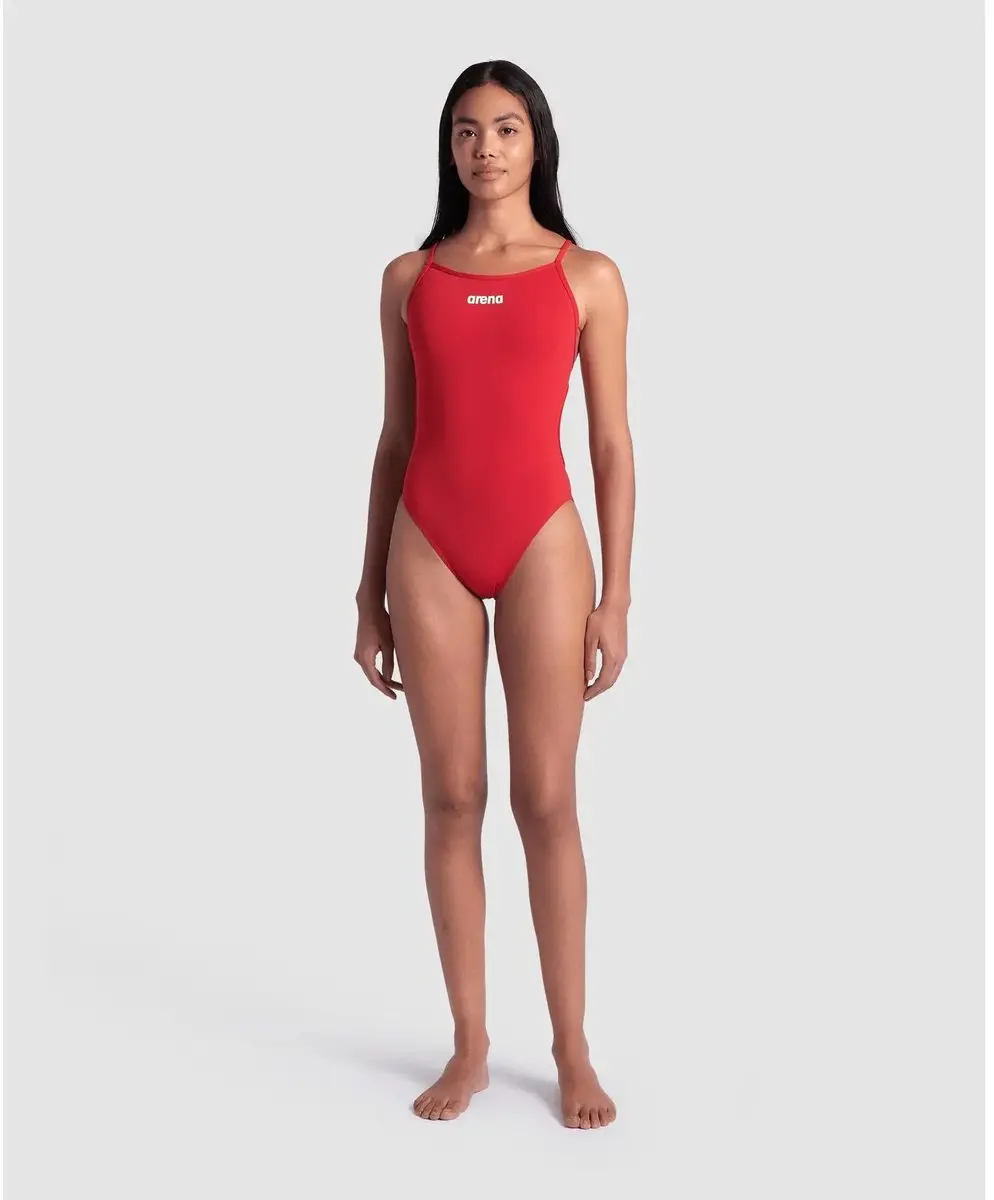 Arena Lace Dames zwempak - Rood/Wit - afbeelding 4 van 4