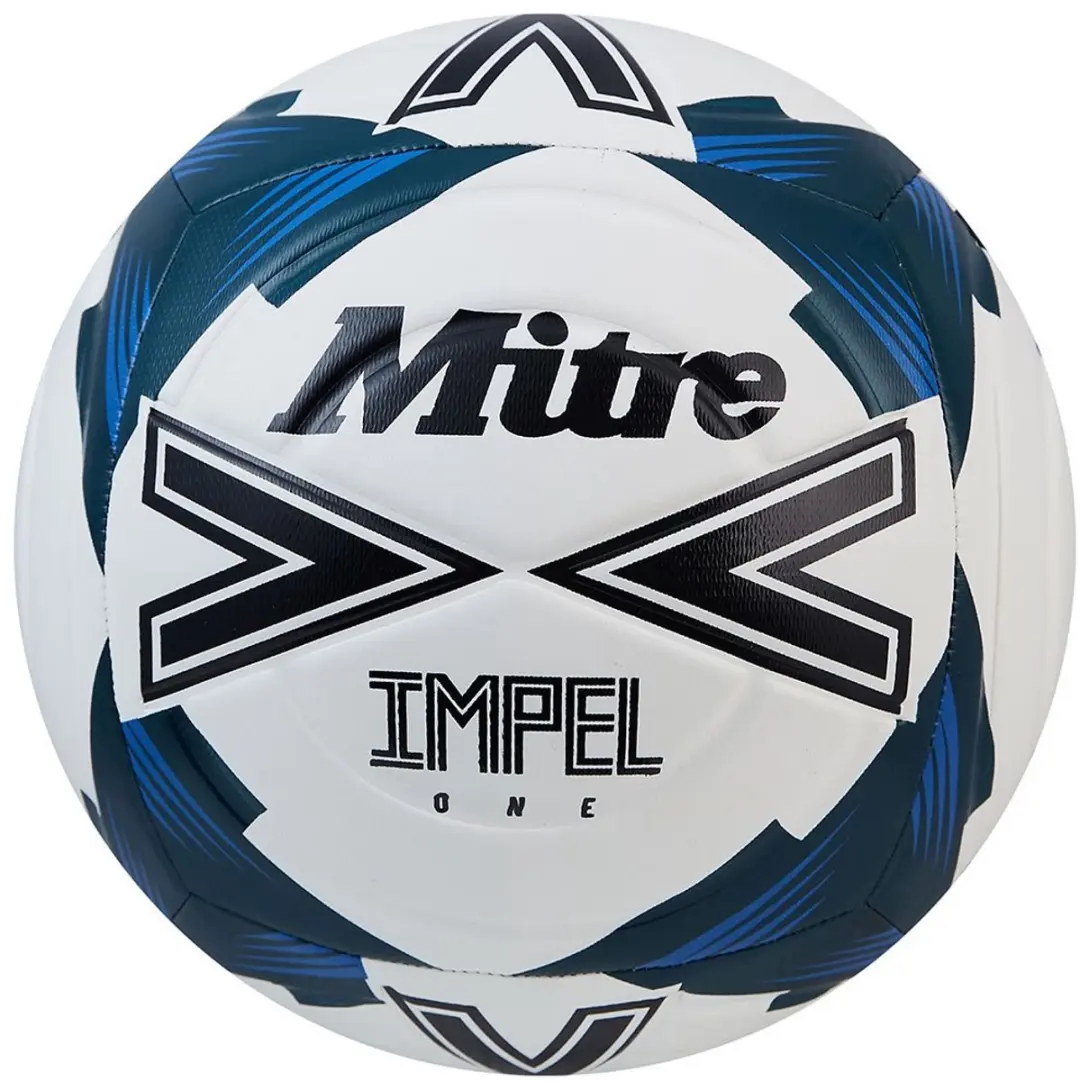 Mitre Impel One Voetbal Blauw 2