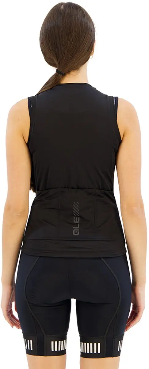 Ale Pragma Color Block mouwloos fietsshirt - Zwart S - afbeelding 2 van 6