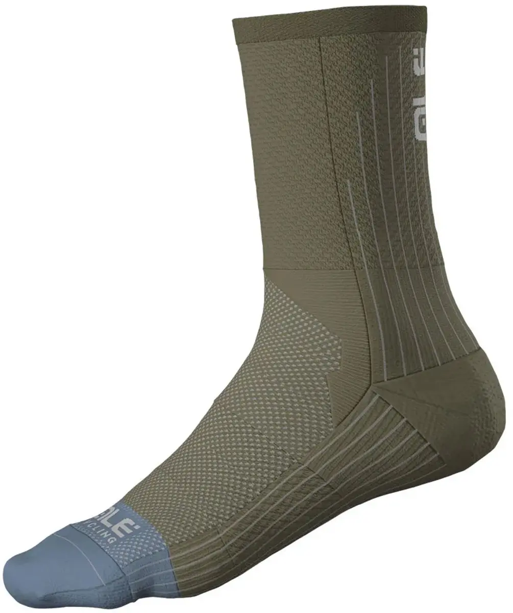 Ale Care Plus Color Block Sokken Groen/Bruin