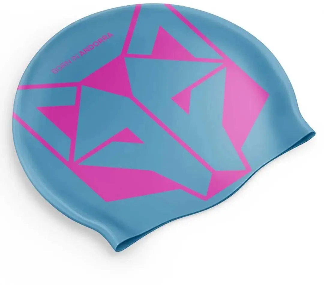 OTSO Zwembadmuts Light Blue/Fluo Pink